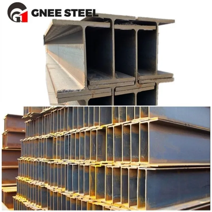 H Beam ASTM Atm A36 Vroče valjano varjenje Univerzalni žarek Q235B Q345E I SEMP 16MN STROCKA STRANSKA STRANKA 100x100mm